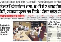 nagar palika election in rajasthan 2019 lottery results Rajasthan Municipal election