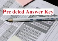 pre deled Answer Key 2021 Pdf Download Solved Paper 31 August Pre BSTC